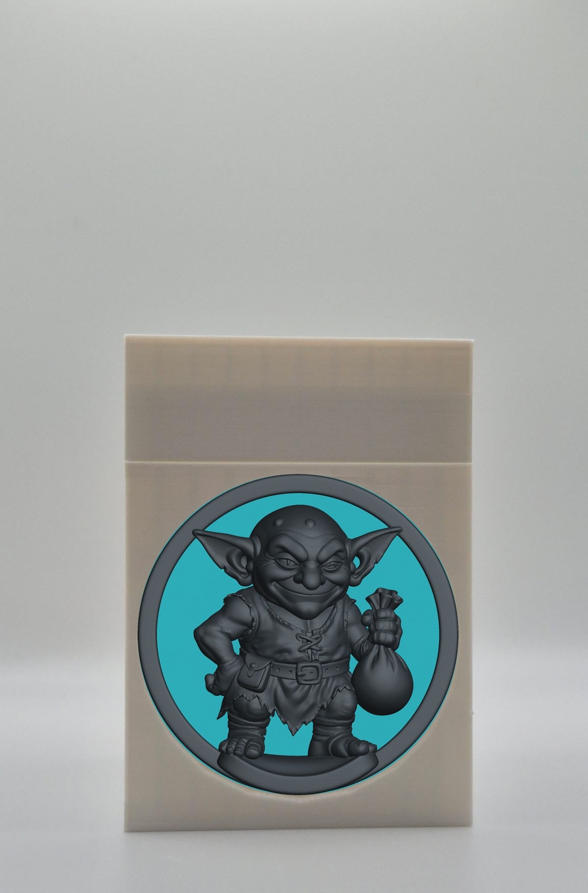 Greedy Goblin Card Box — White