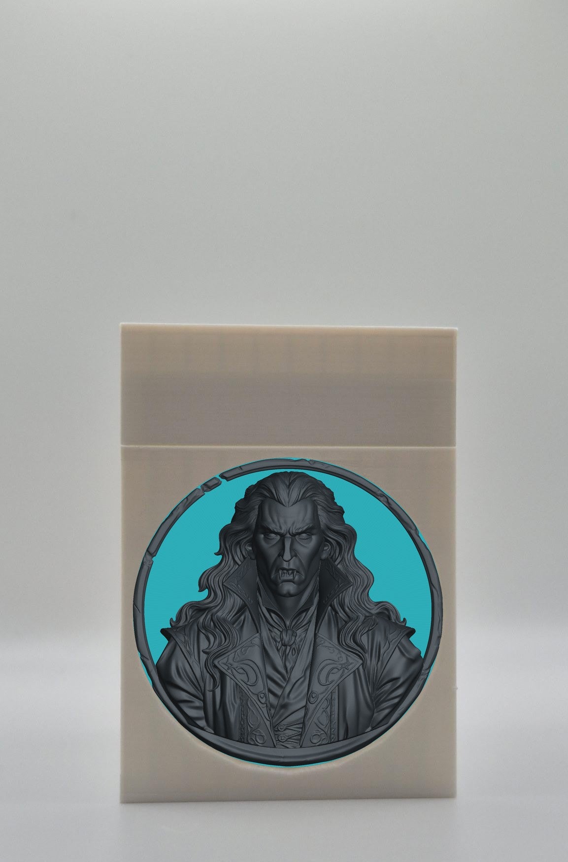 Gothic Vampire Card Box — White