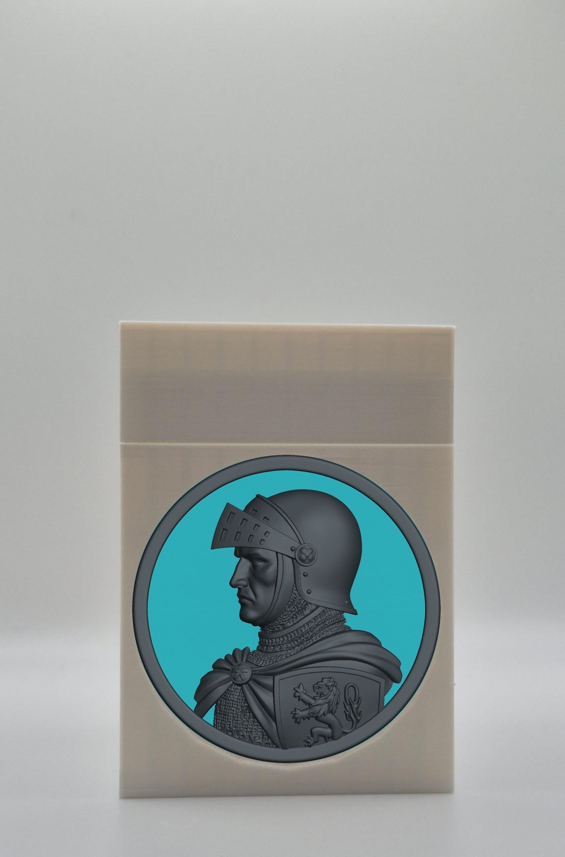 Knight Card Box — White