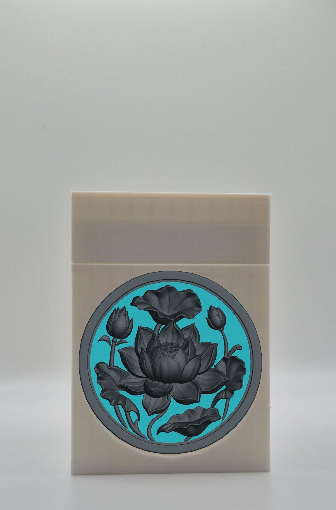 Lotus Card Box — White