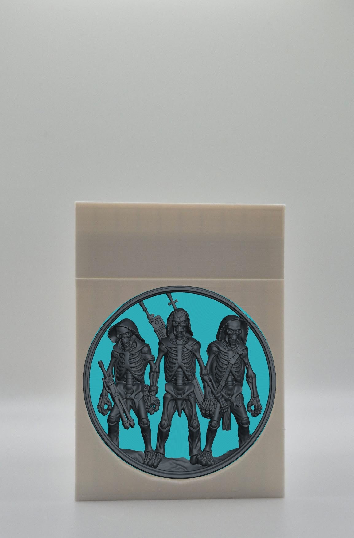 Skeleton Army Card Box — White