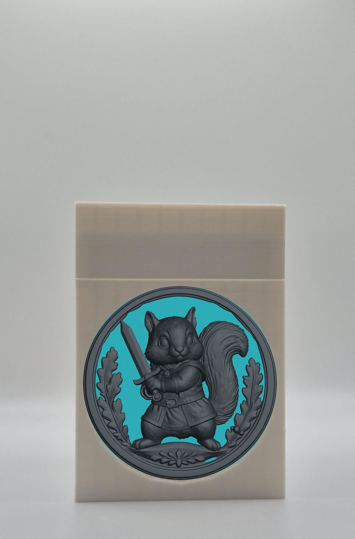 Squirrel Card Box — White
