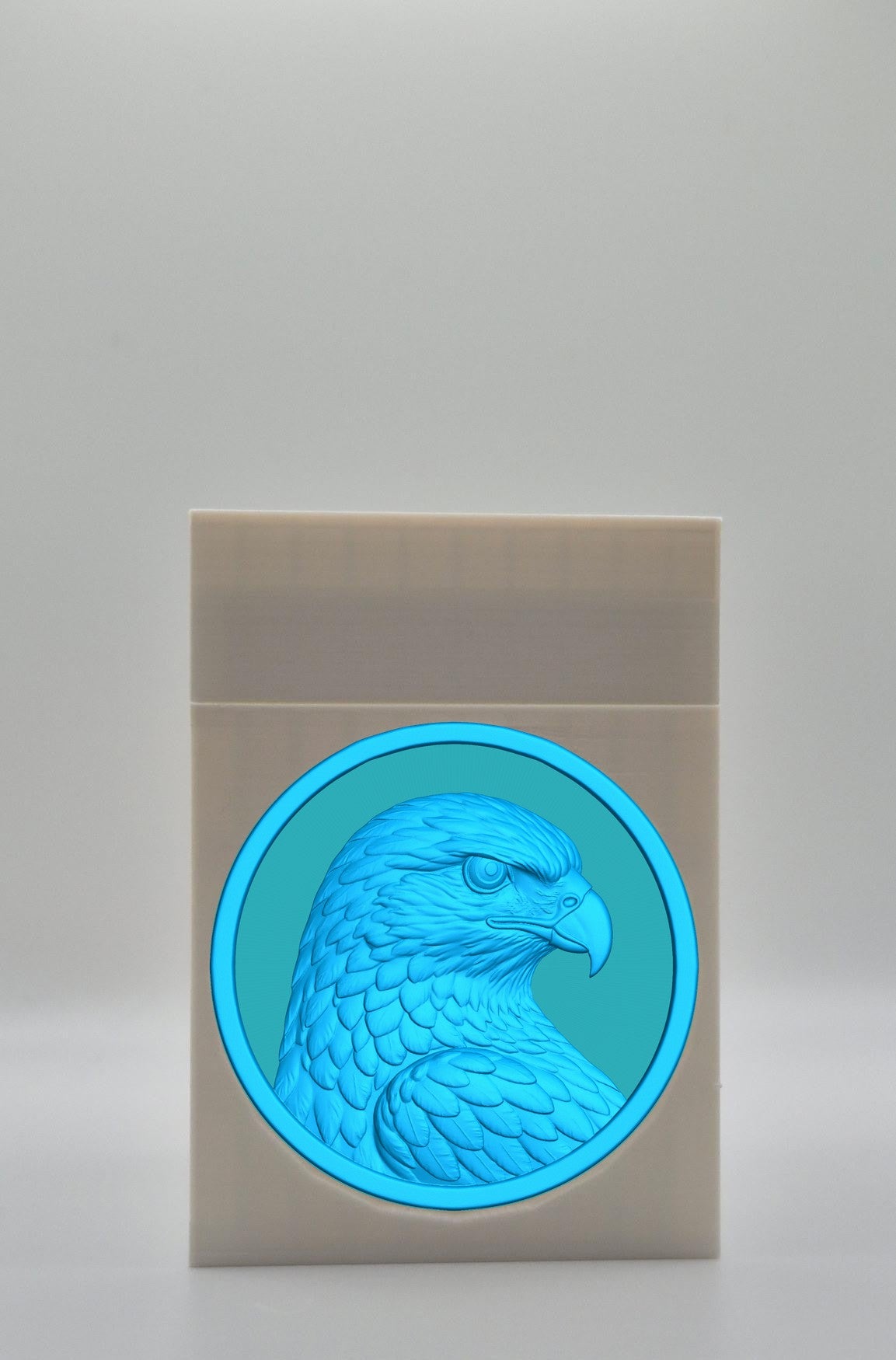 Eagle Card Box — White