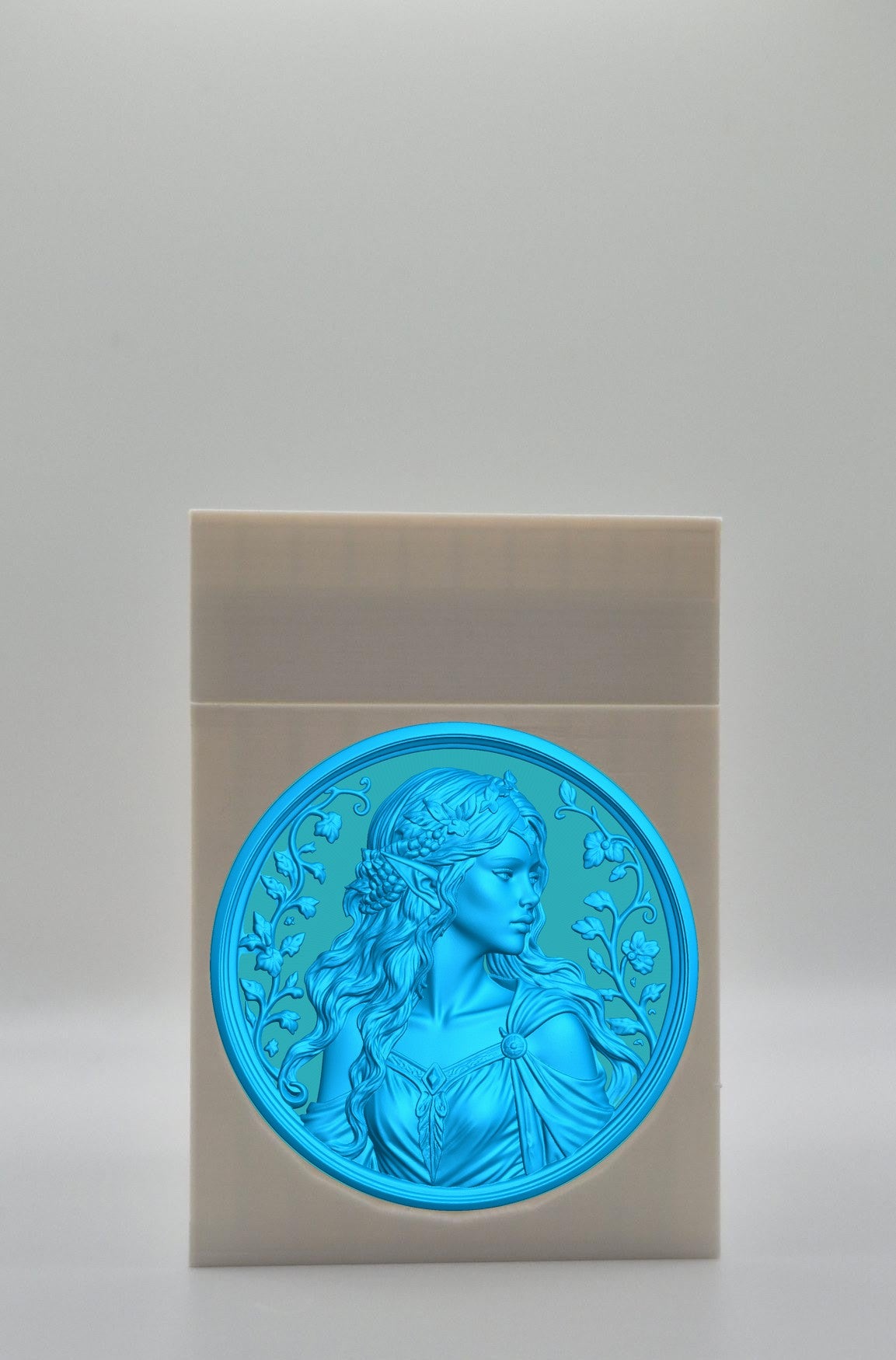 Elf Maiden Card Box — White