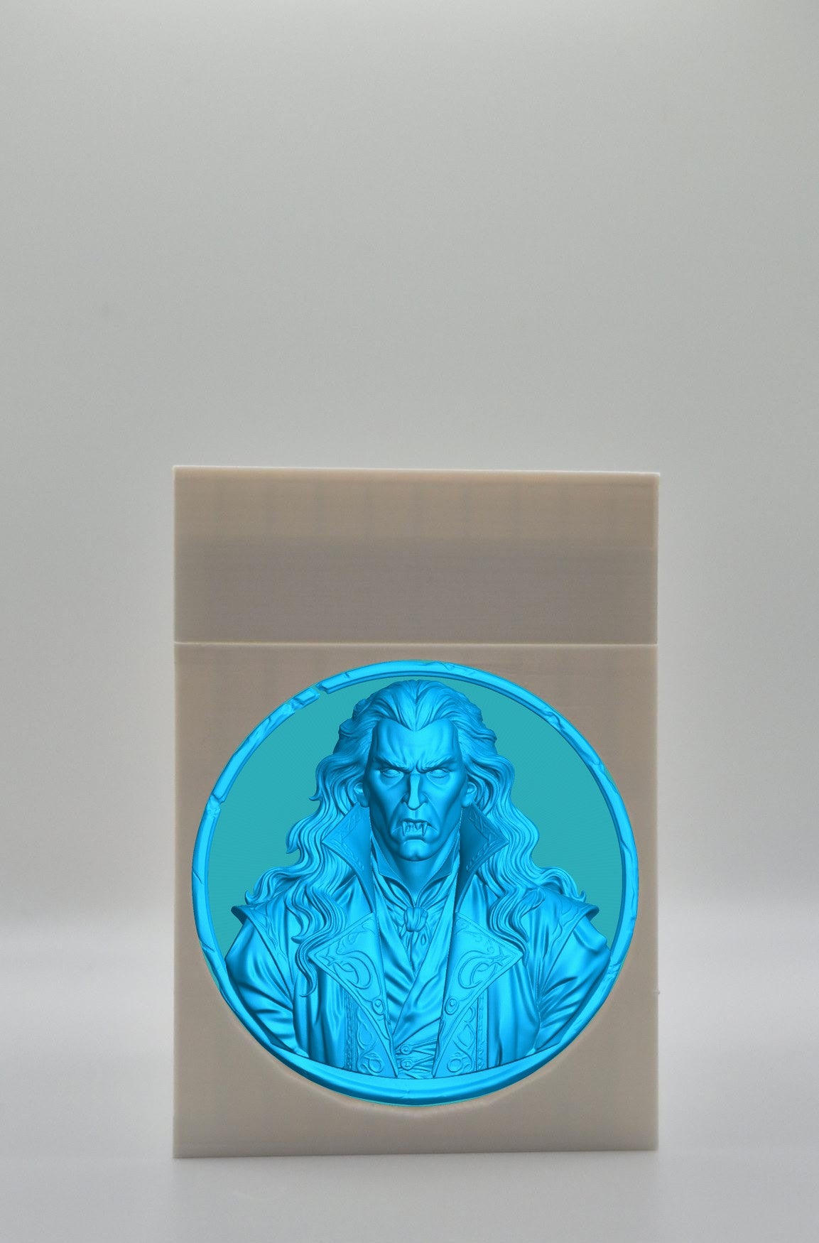 Gothic Vampire Card Box — White