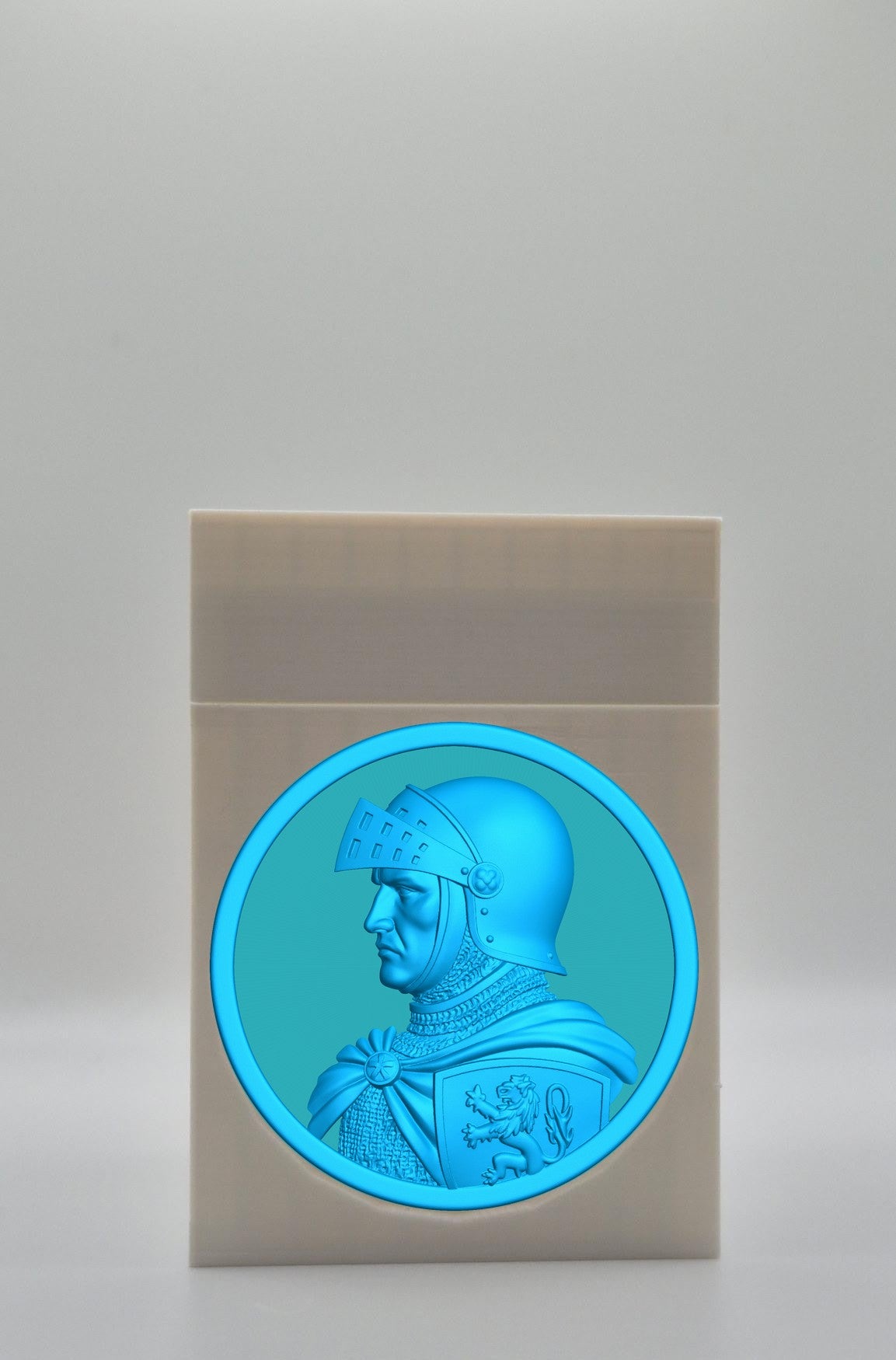 Knight Card Box — White