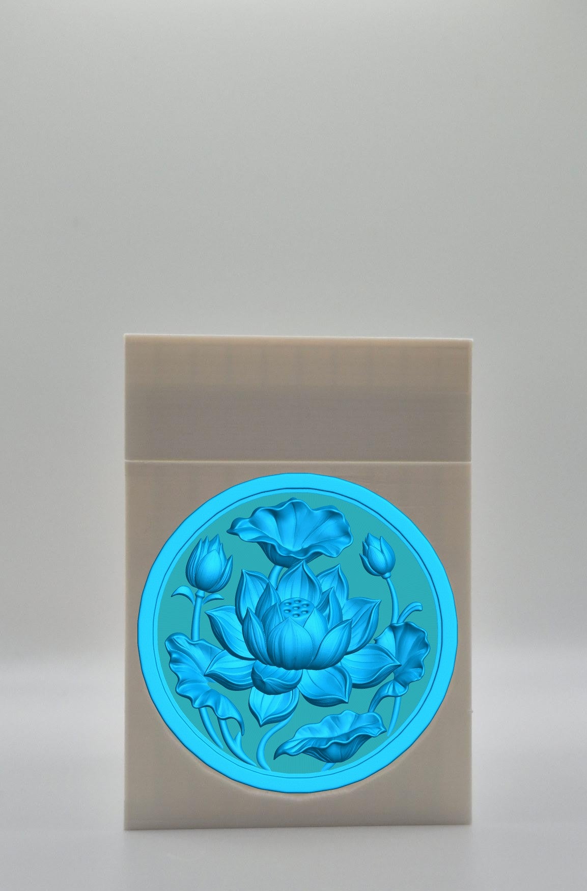 Lotus Card Box — White