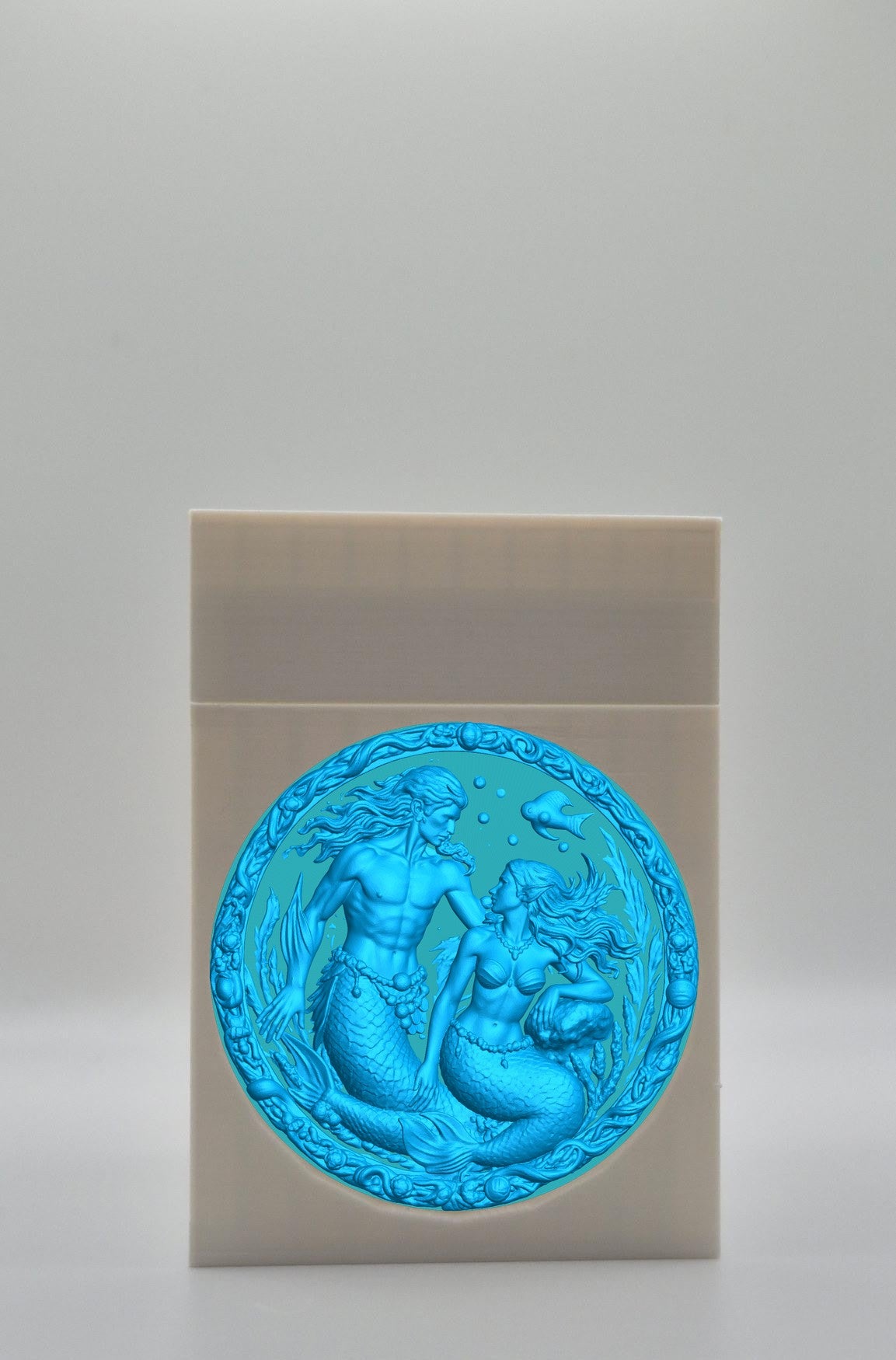 Merfolk Card Box — White