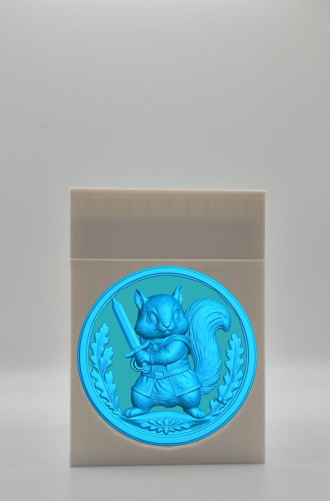 Squirrel Card Box — White