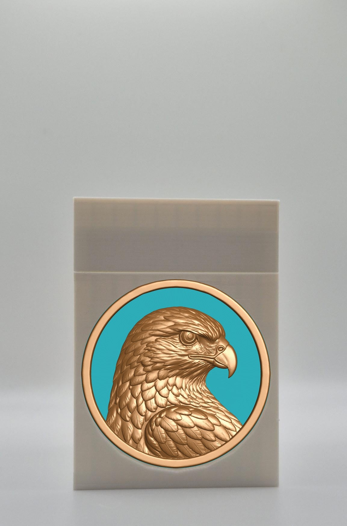 Eagle Card Box — White