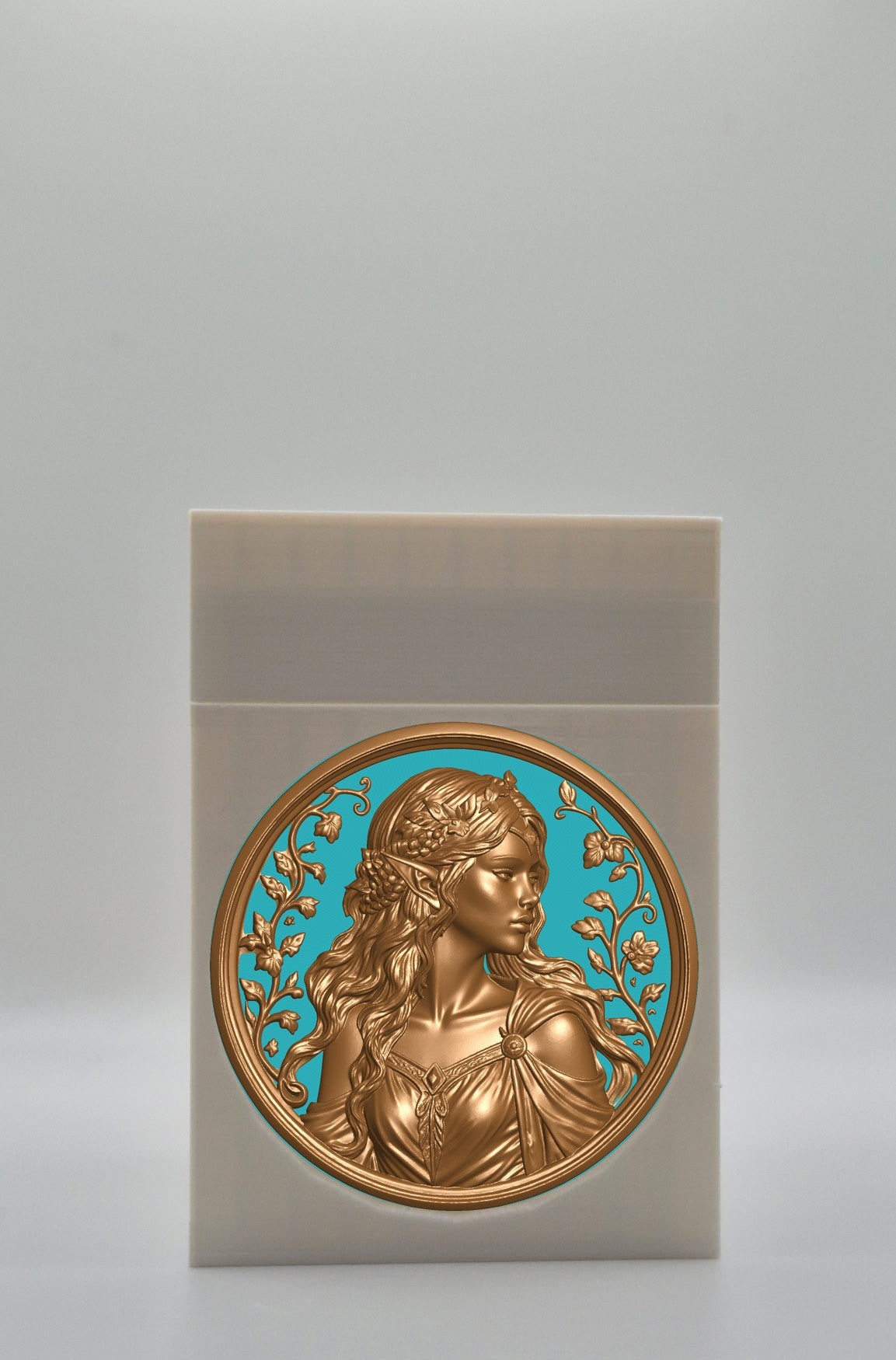 Elf Maiden Card Box — White
