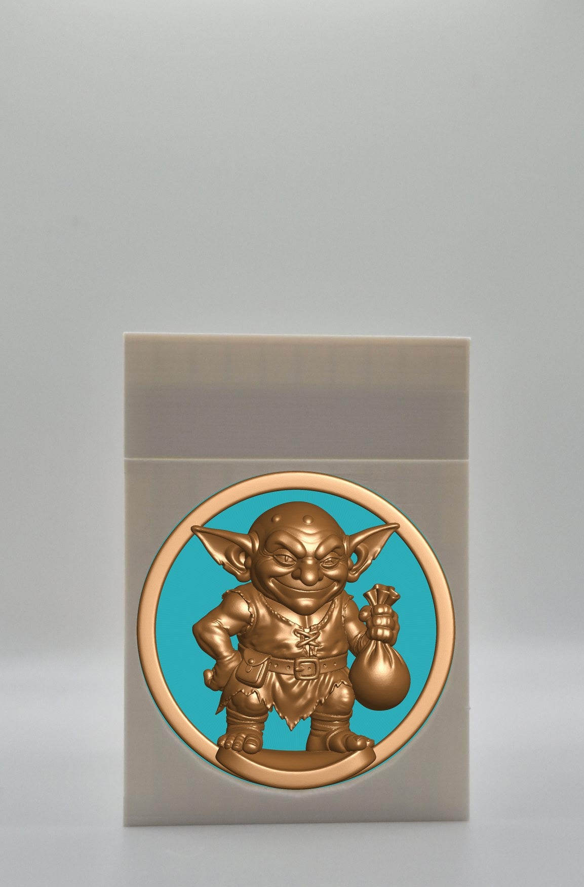 Greedy Goblin Card Box — White