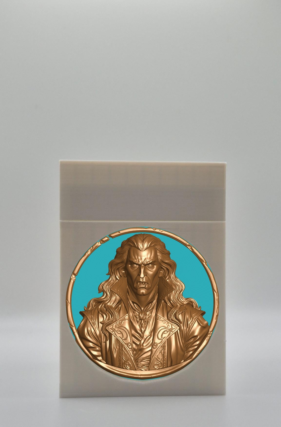 Gothic Vampire Card Box — White