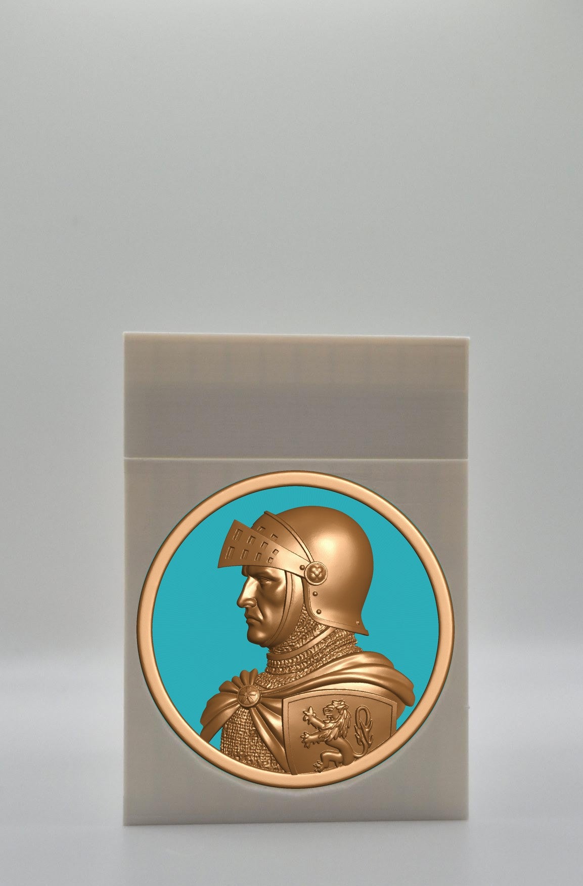 Knight Card Box — White
