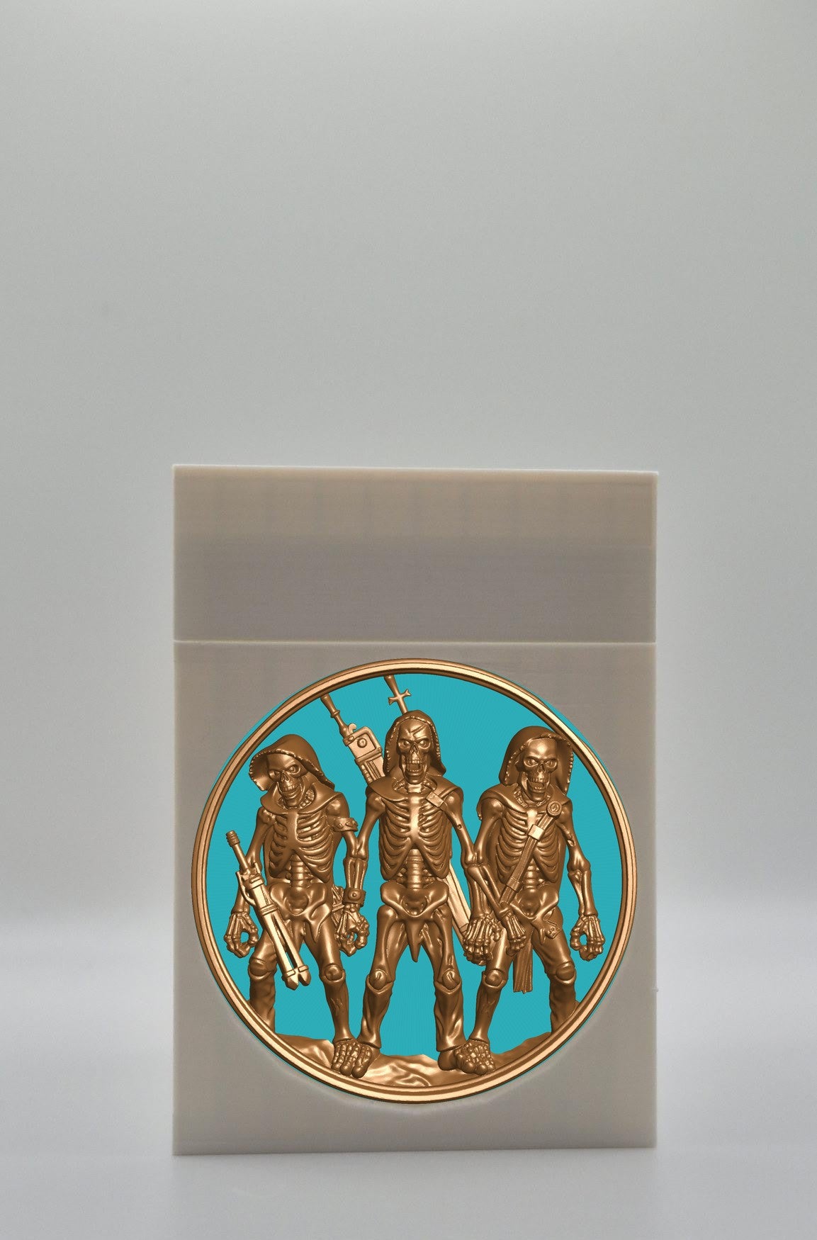 Skeleton Army Card Box — White