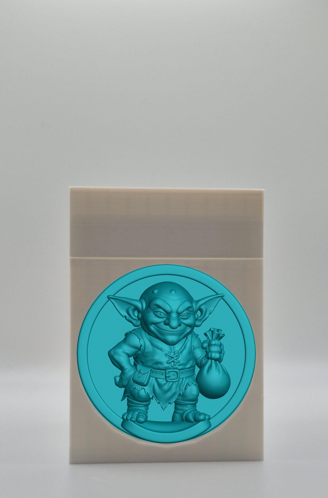Greedy Goblin Card Box — White