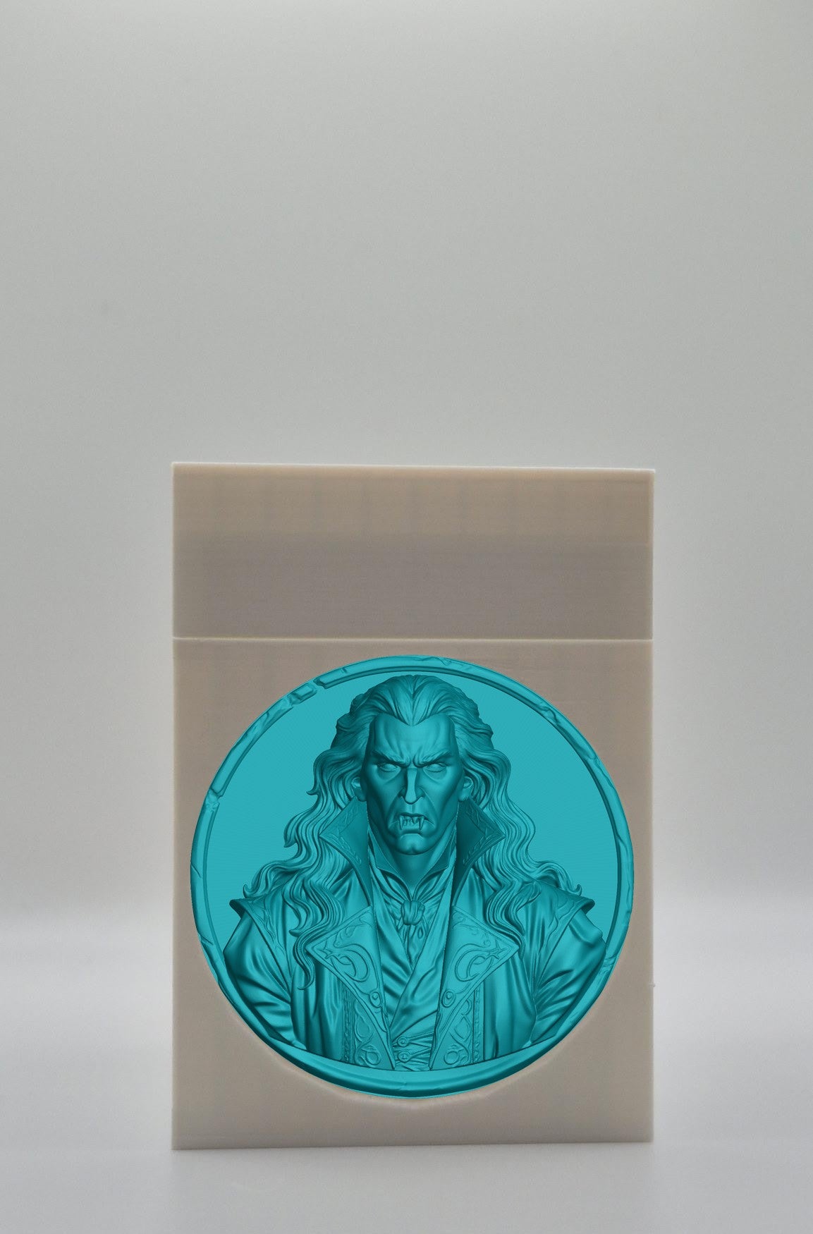 Gothic Vampire Card Box — White