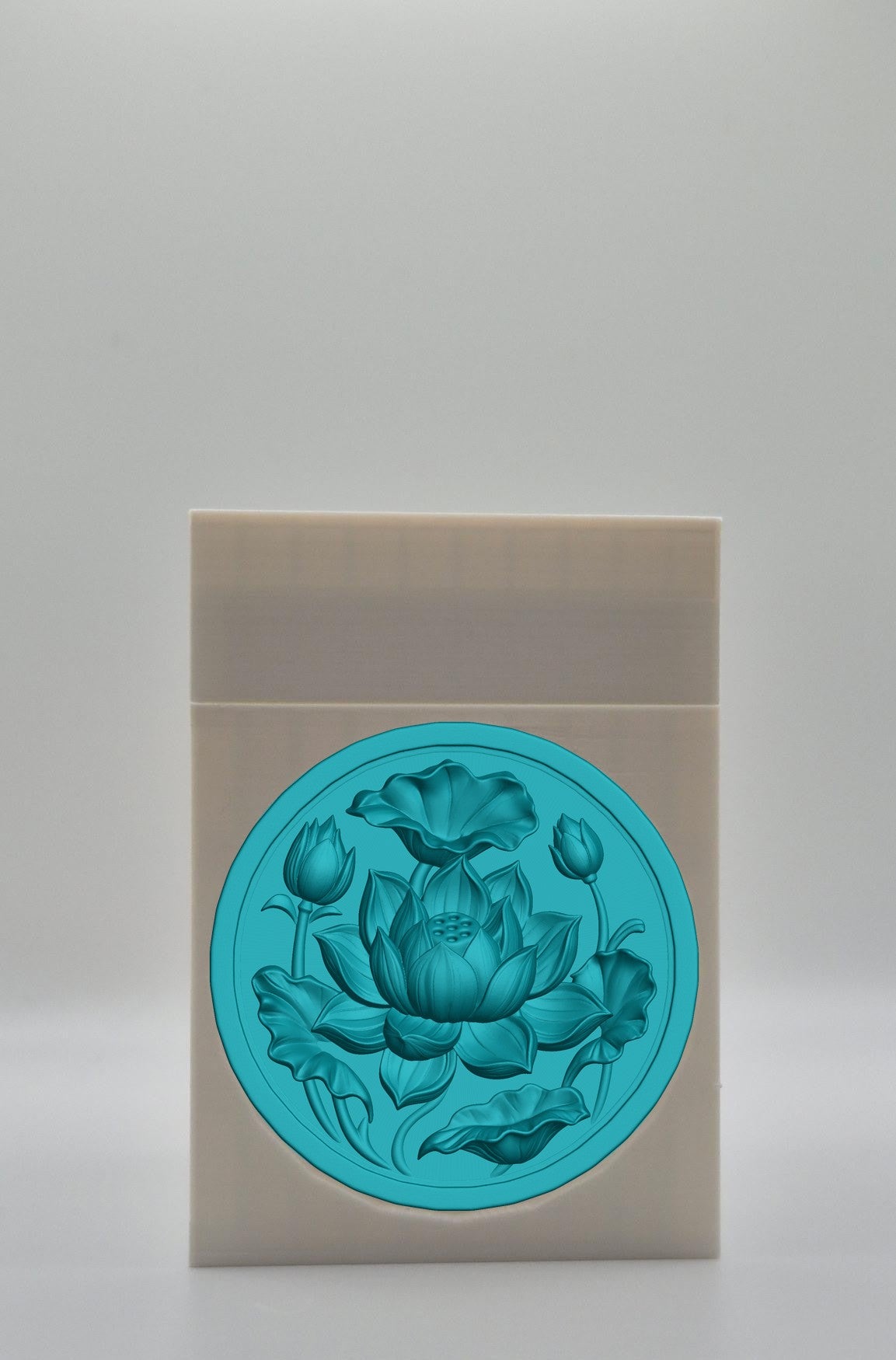 Lotus Card Box — White