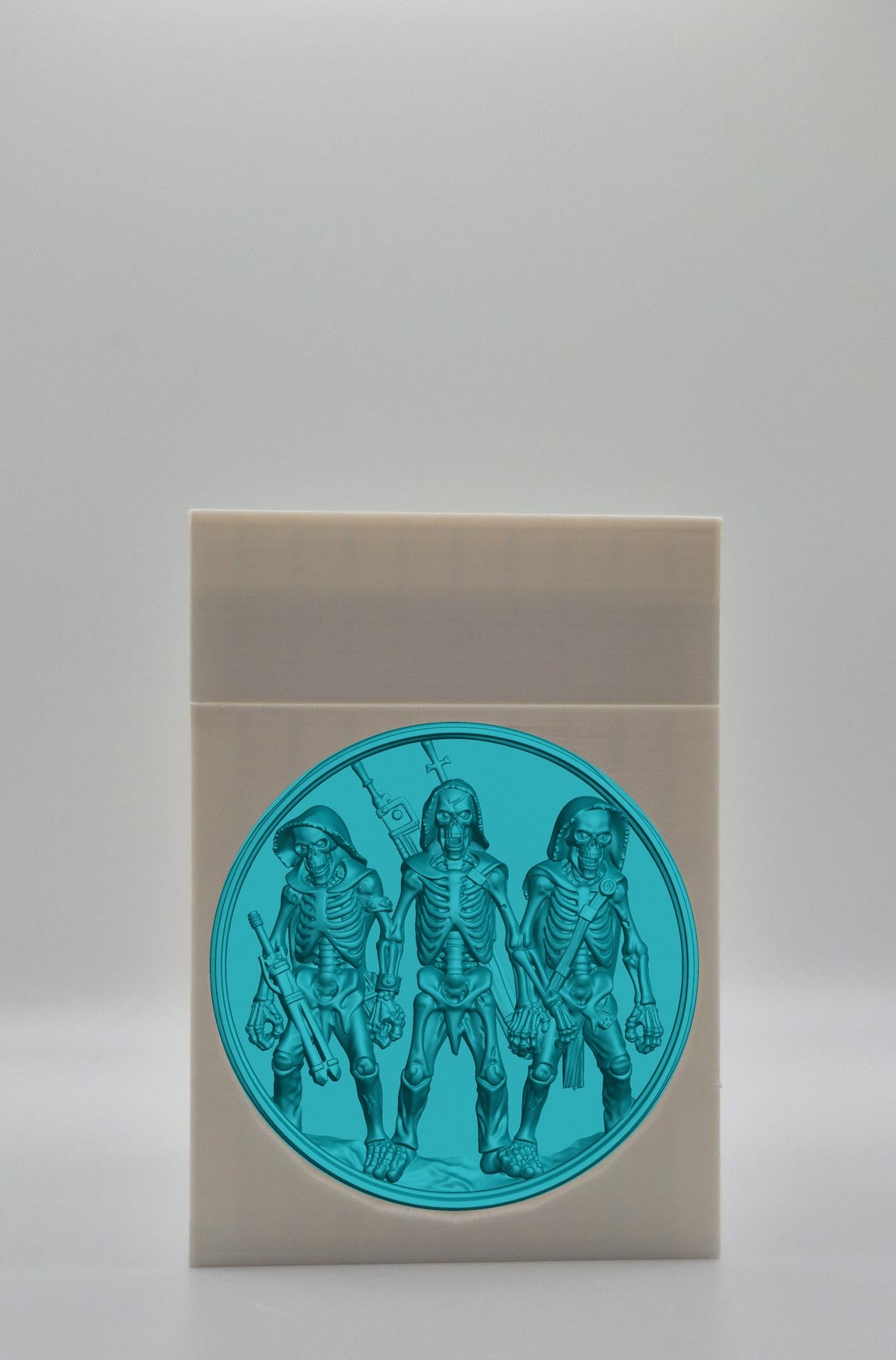 Skeleton Army Card Box — White