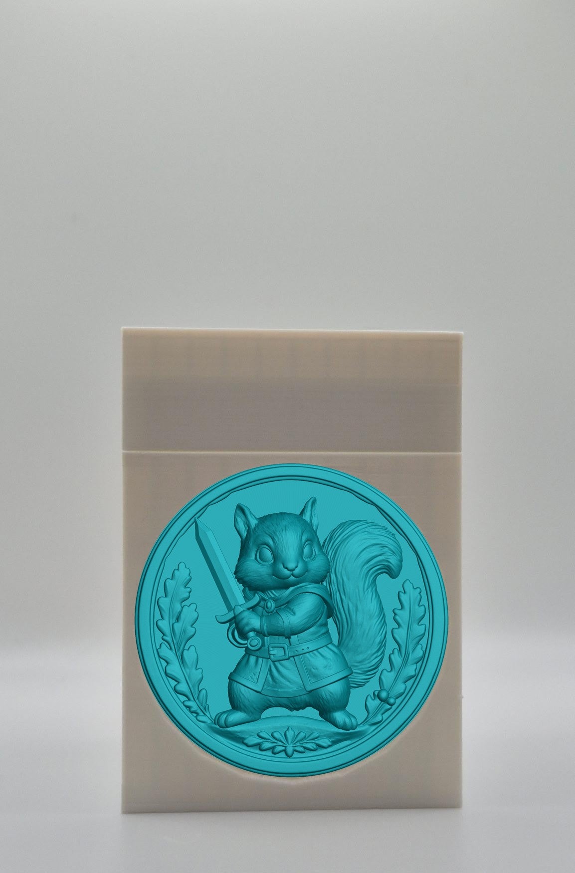 Squirrel Card Box — White