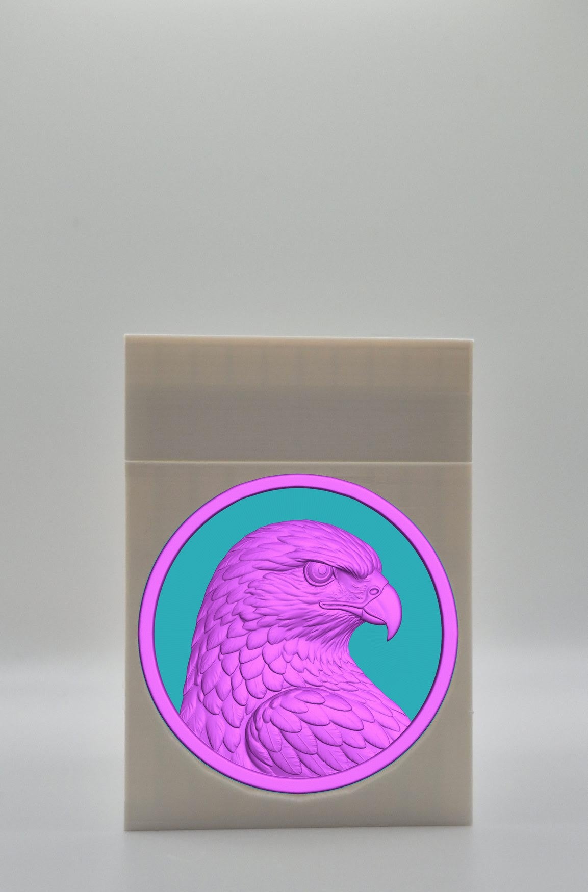 Eagle Card Box — White