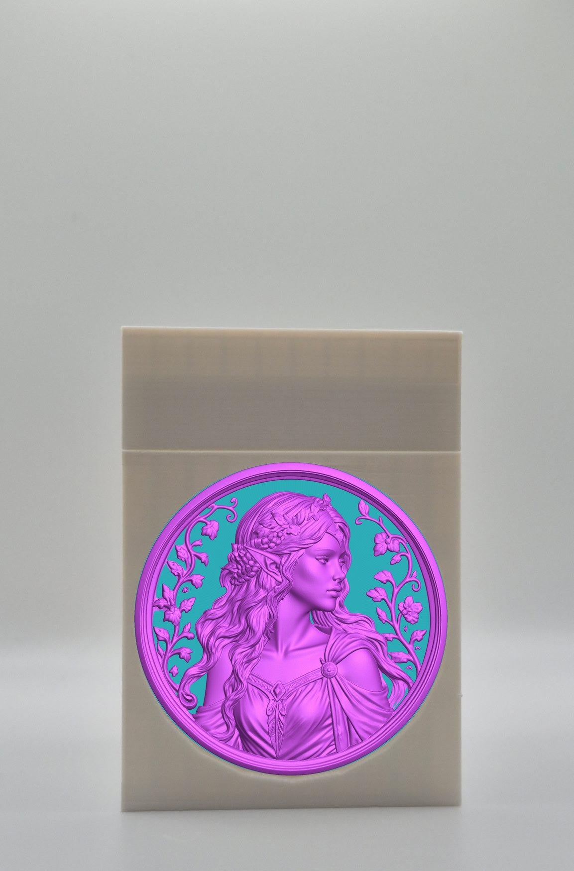 Elf Maiden Card Box — White