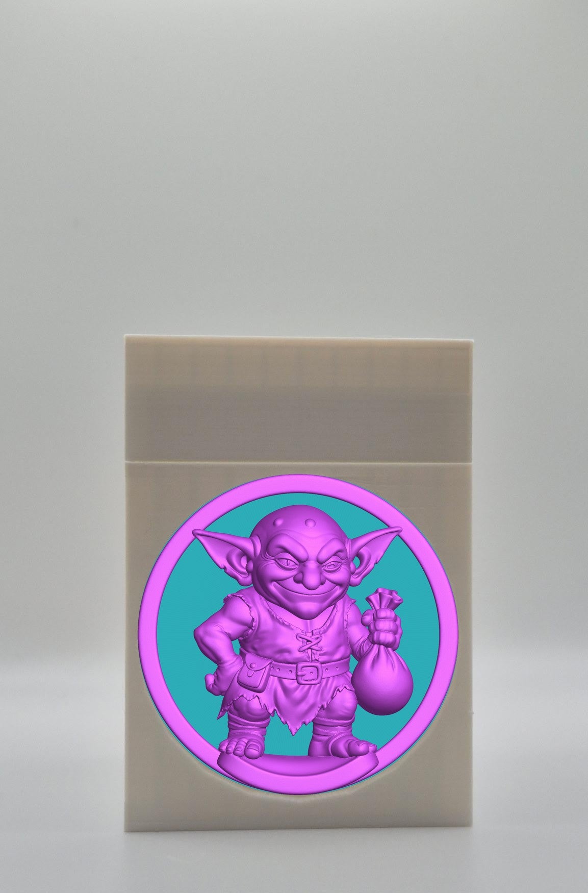 Greedy Goblin Card Box — White