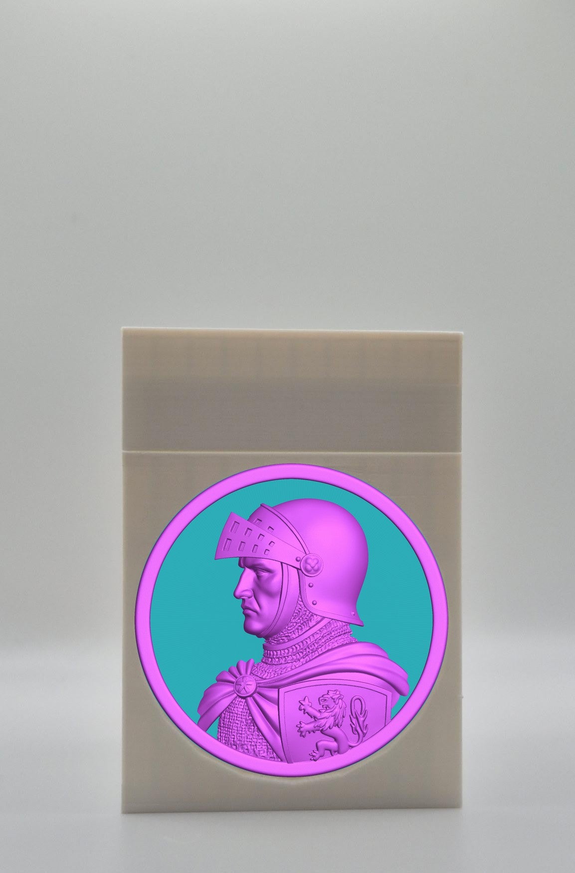 Knight Card Box — White