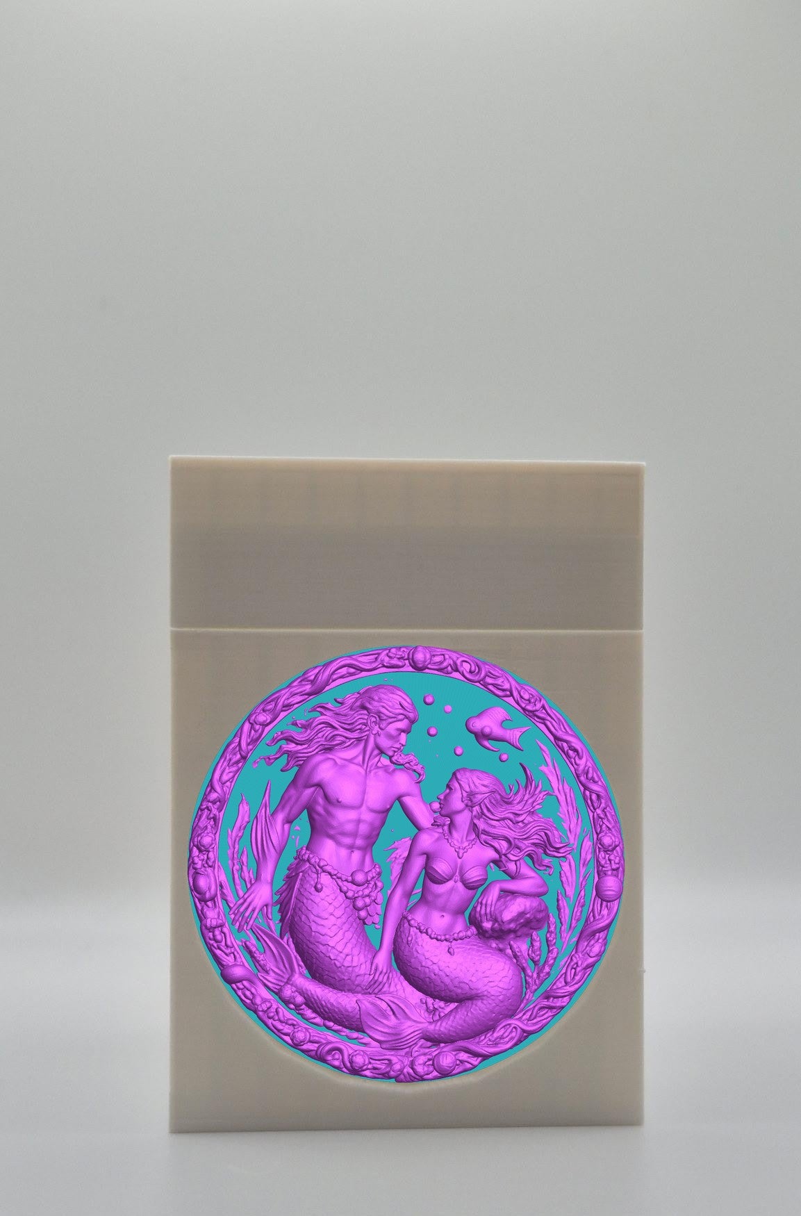 Merfolk Card Box — White
