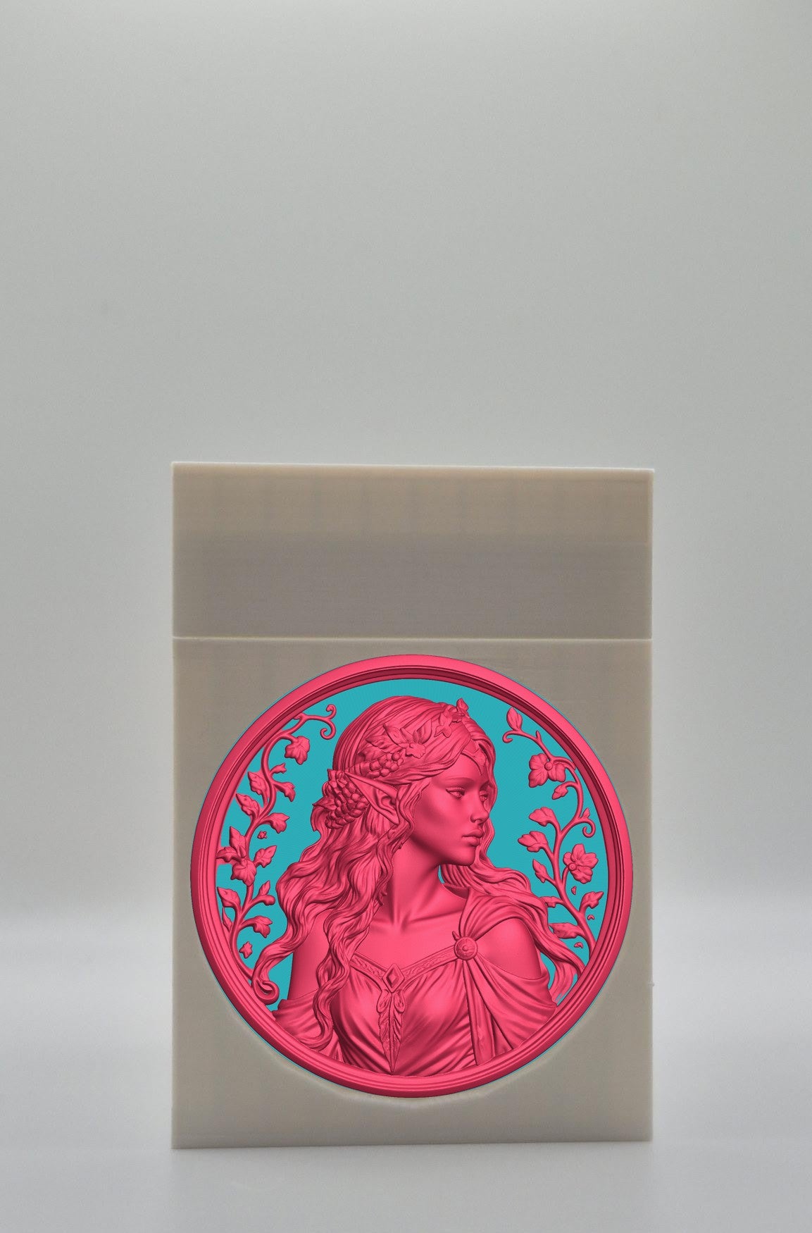 Elf Maiden Card Box — White