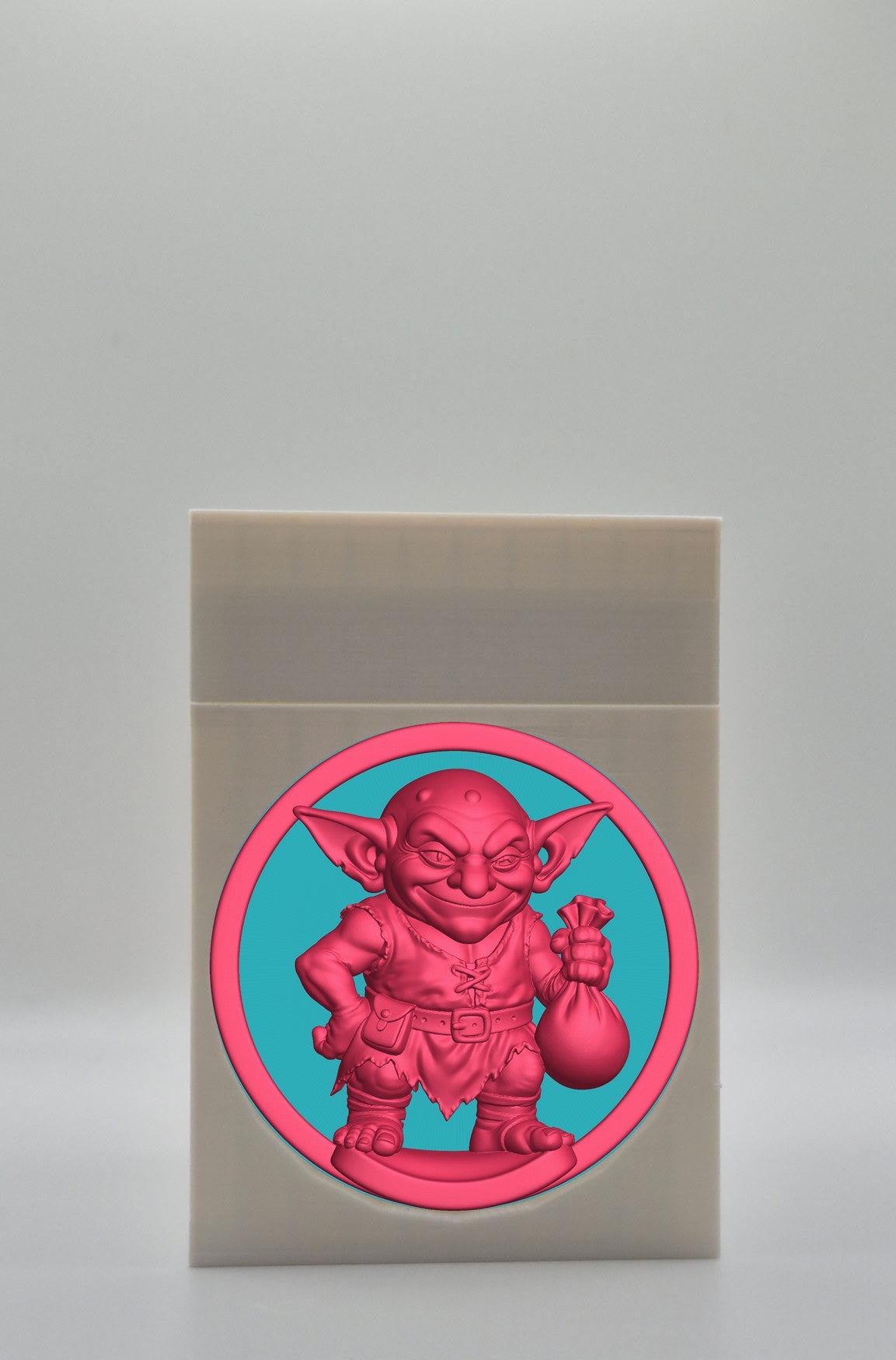 Greedy Goblin Card Box — White