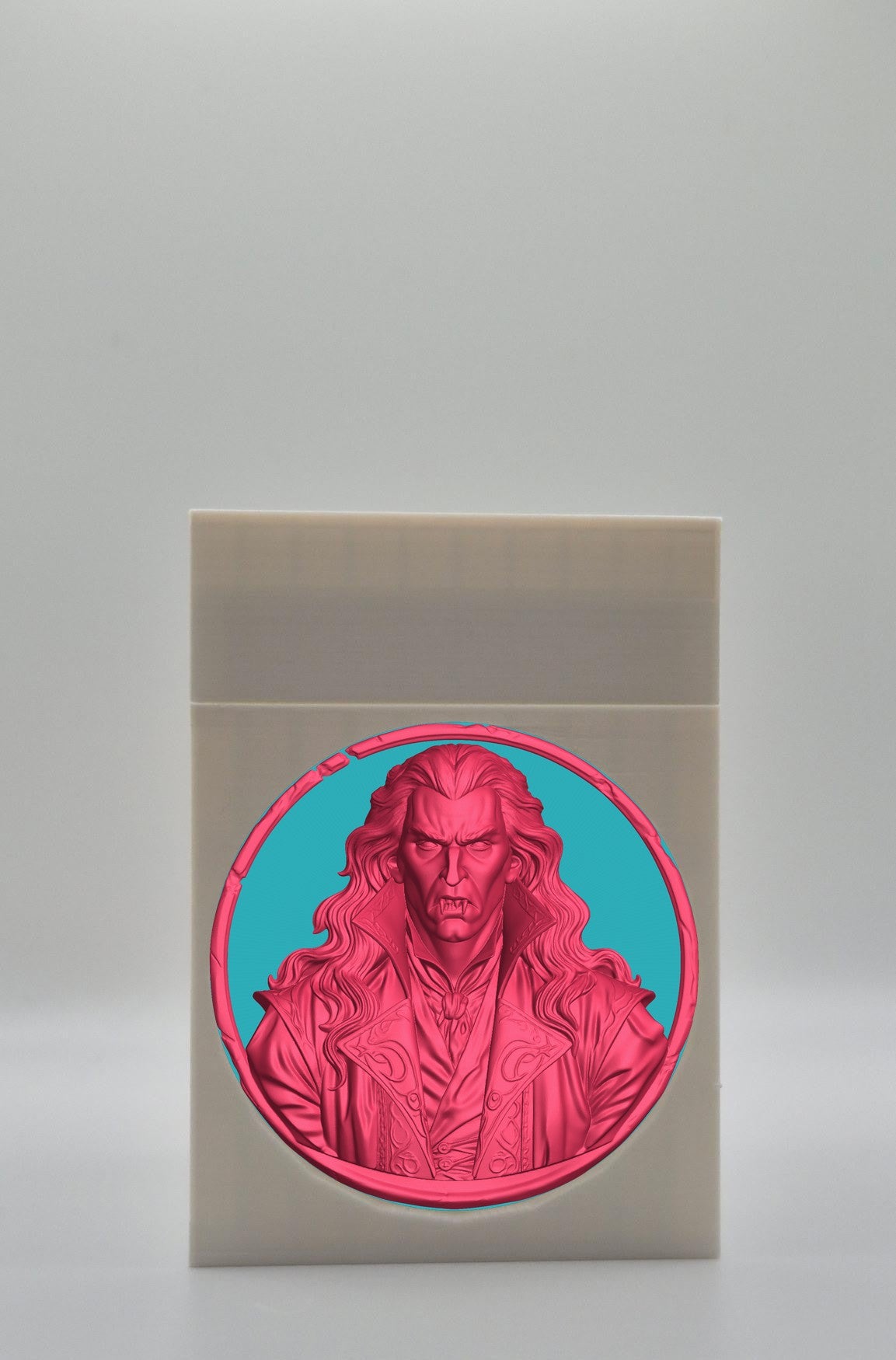Gothic Vampire Card Box — White