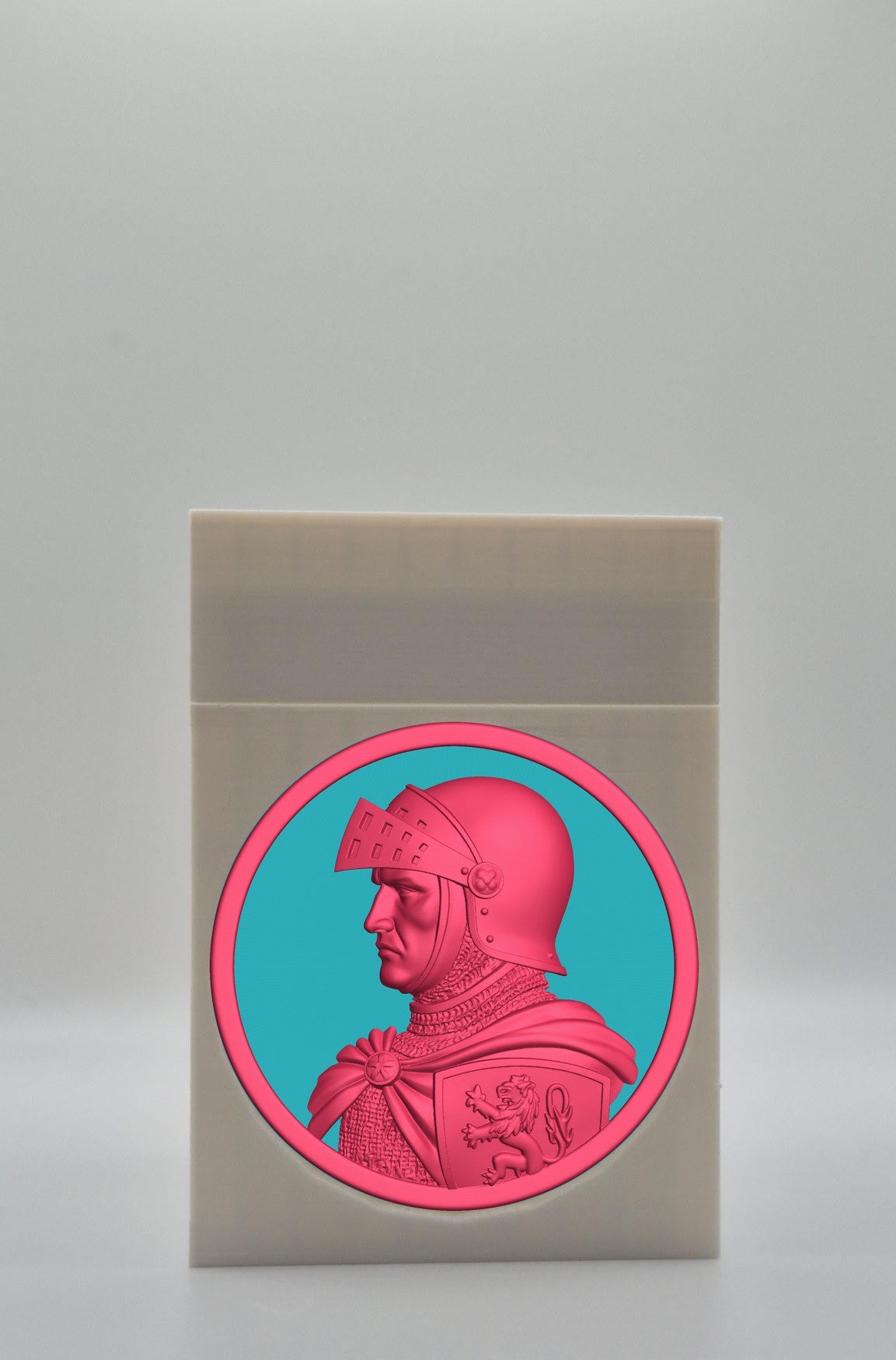 Knight Card Box — White