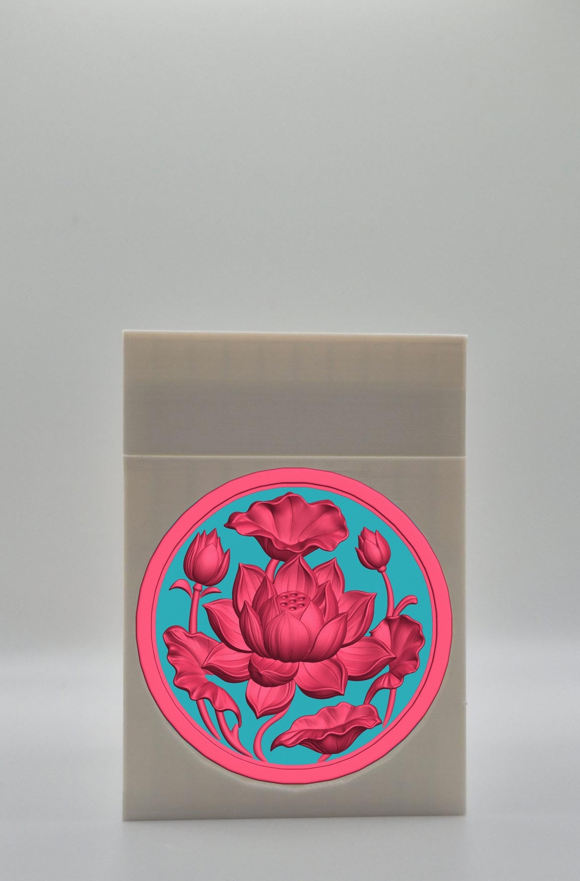 Lotus Card Box — White