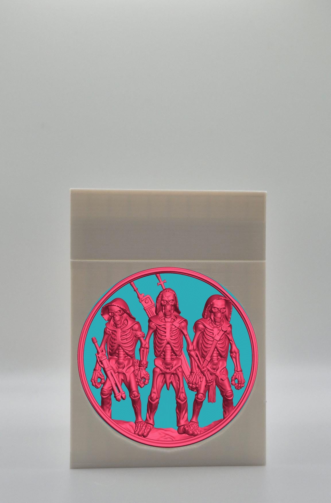 Skeleton Army Card Box — White