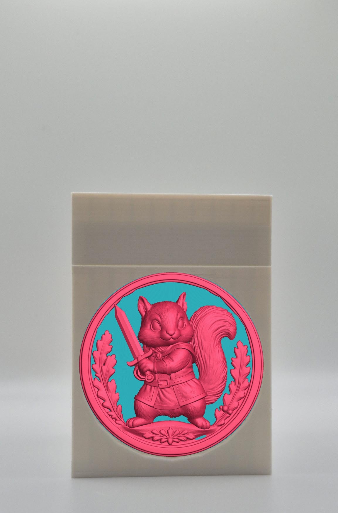 Squirrel Card Box — White