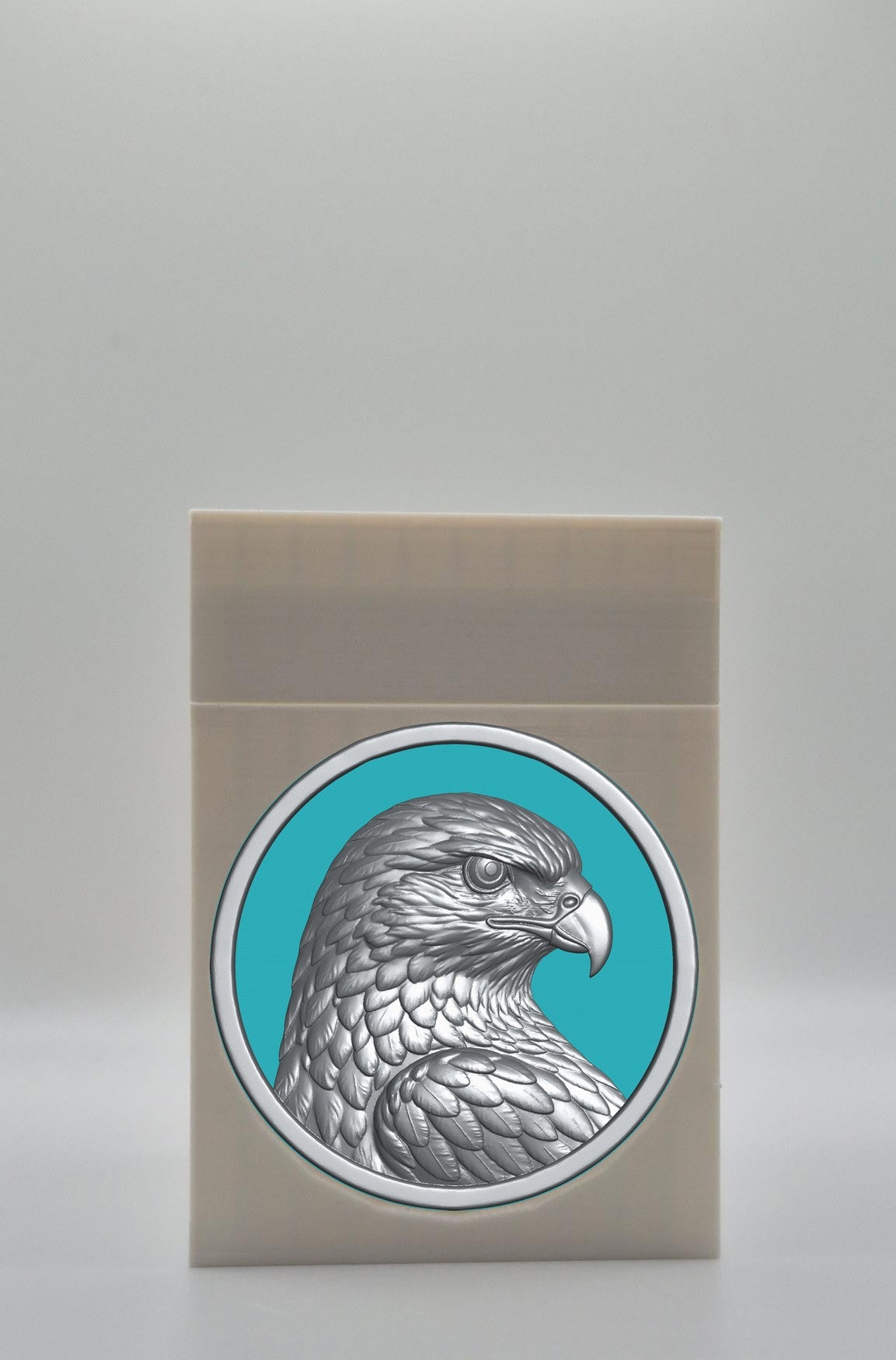 Eagle Card Box — White
