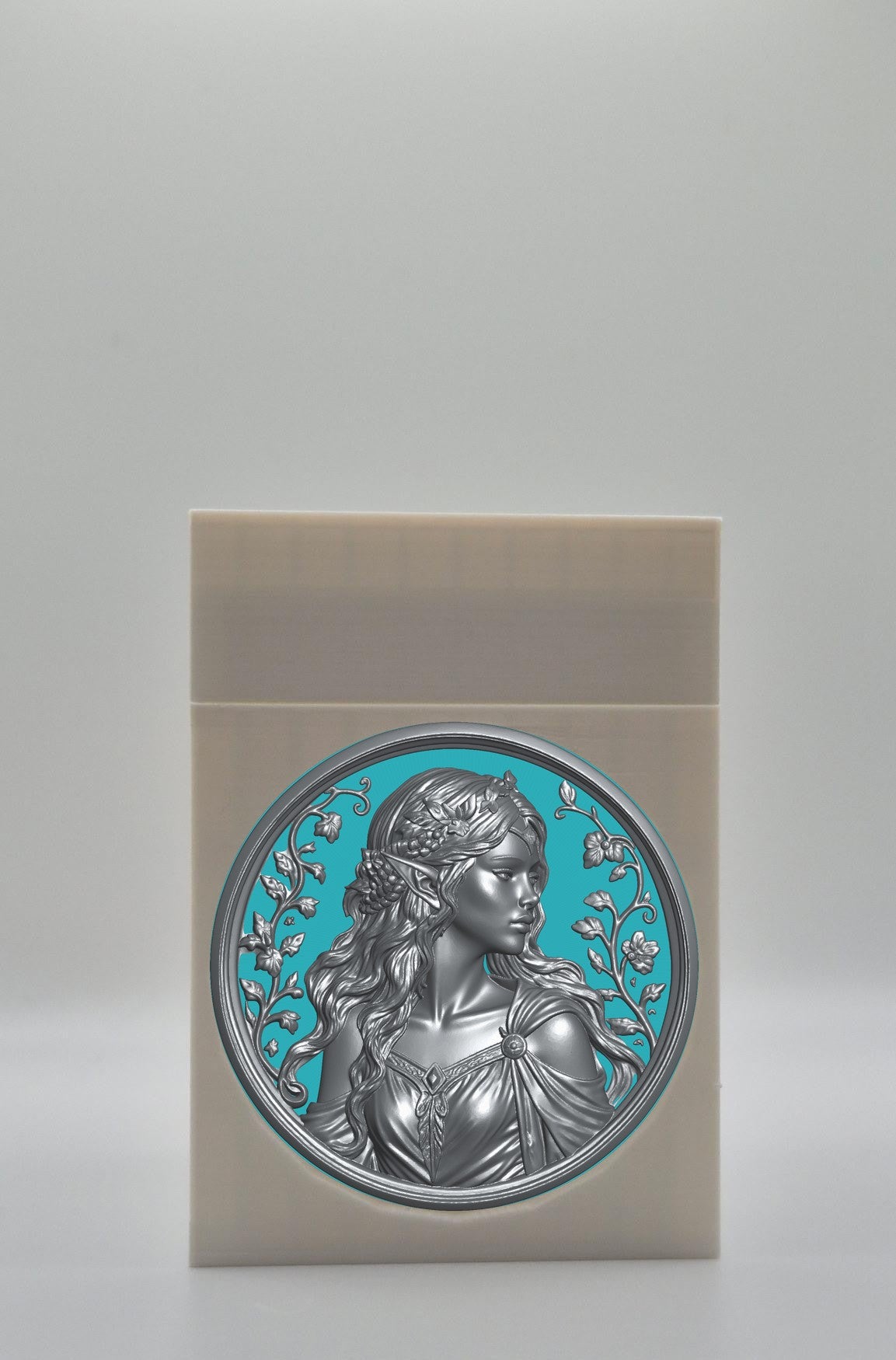 Elf Maiden Card Box — White
