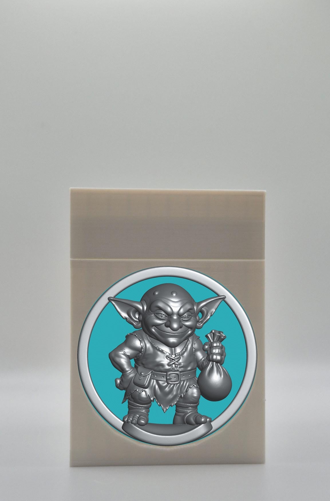 Greedy Goblin Card Box — White