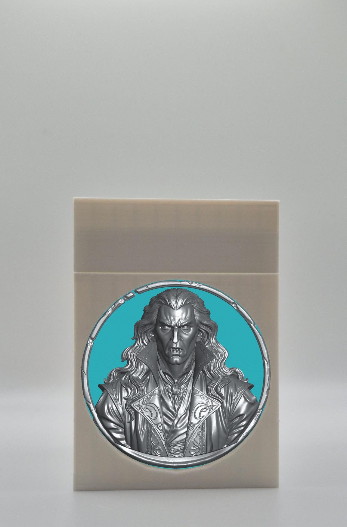 Gothic Vampire Card Box — White