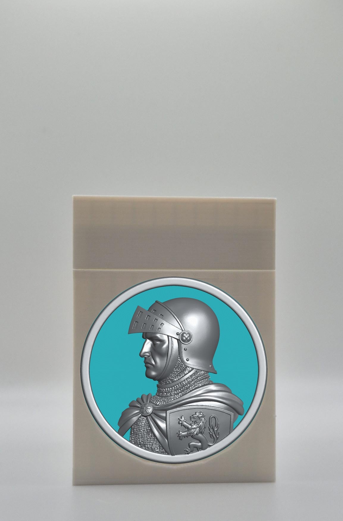 Knight Card Box — White