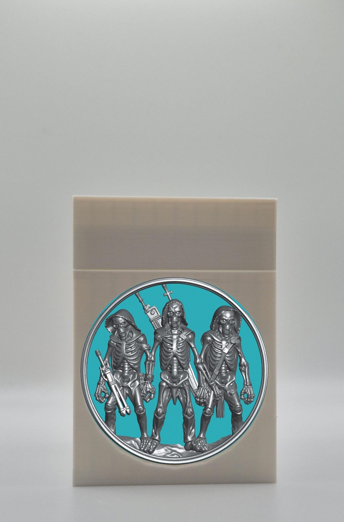 Skeleton Army Card Box — White