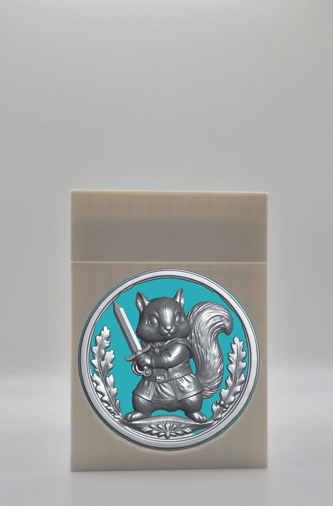Squirrel Card Box — White