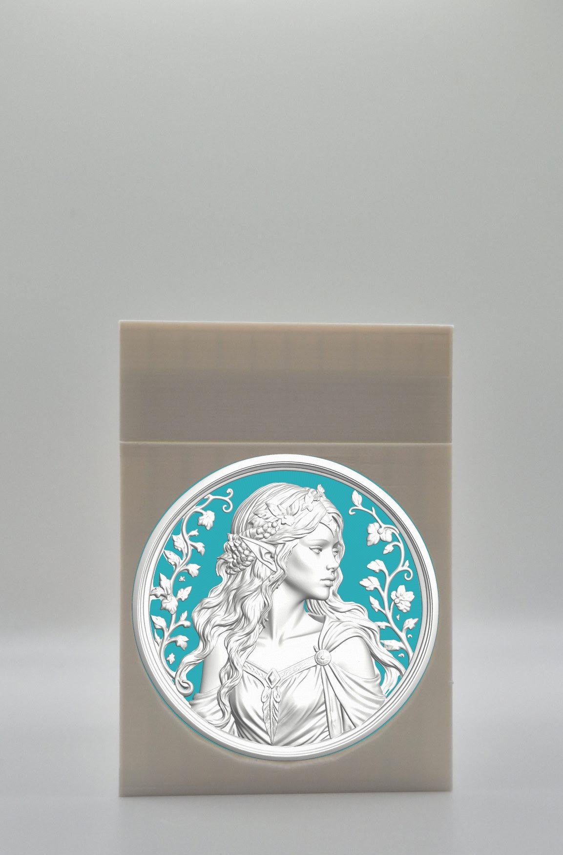 Elf Maiden Card Box — White