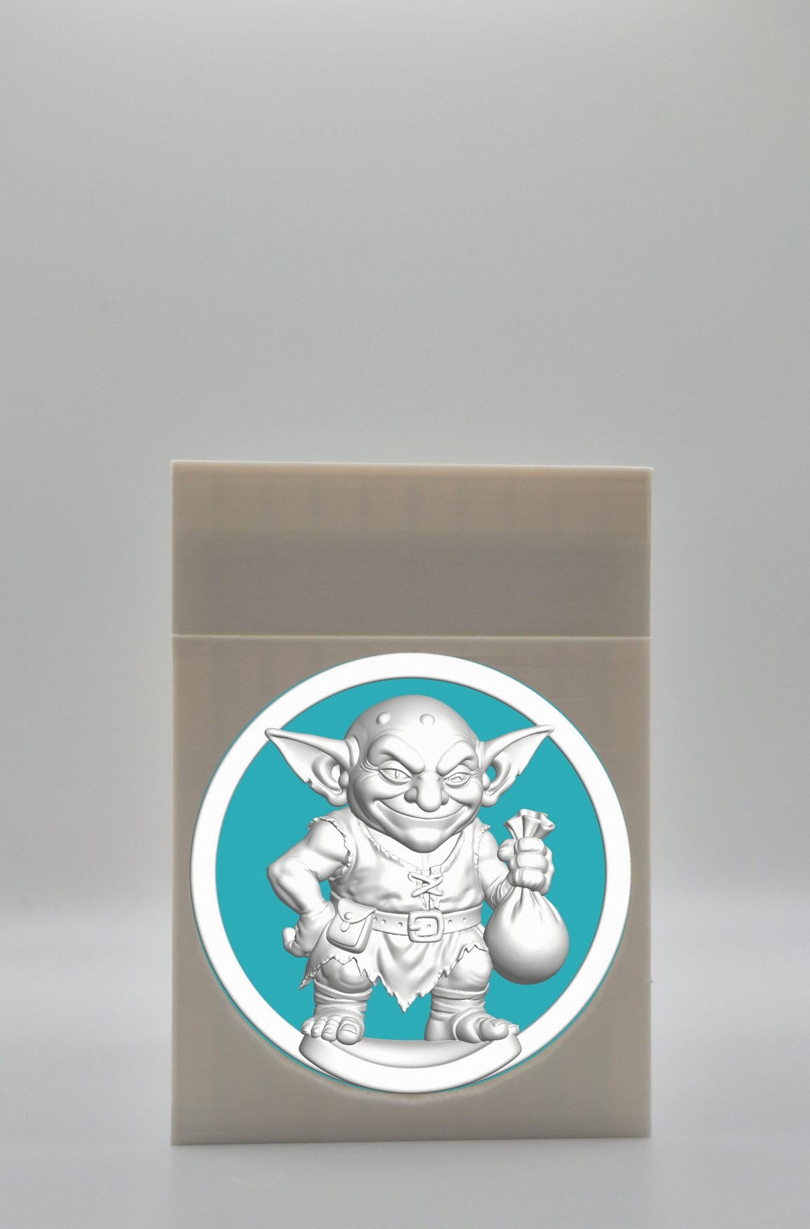 Greedy Goblin Card Box — White