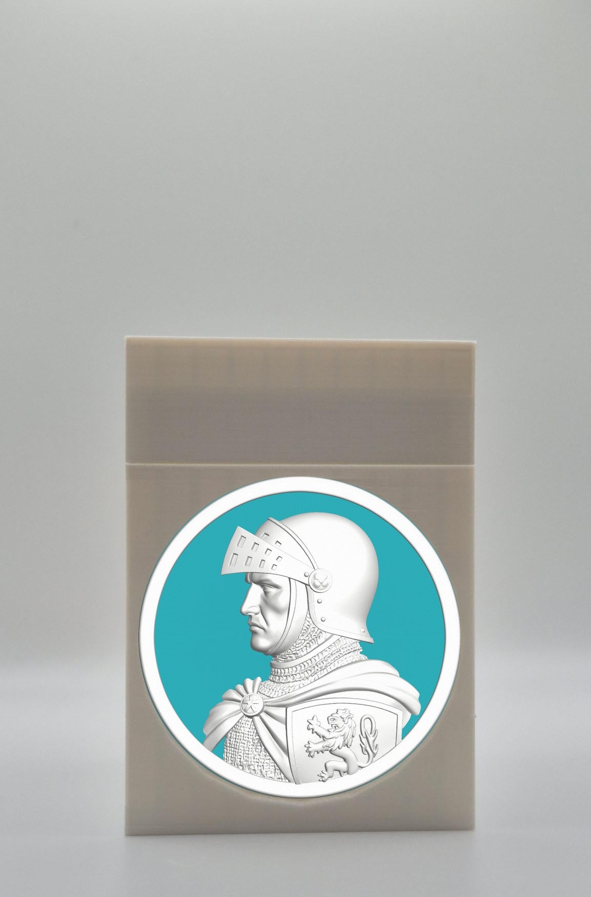 Knight Card Box — White