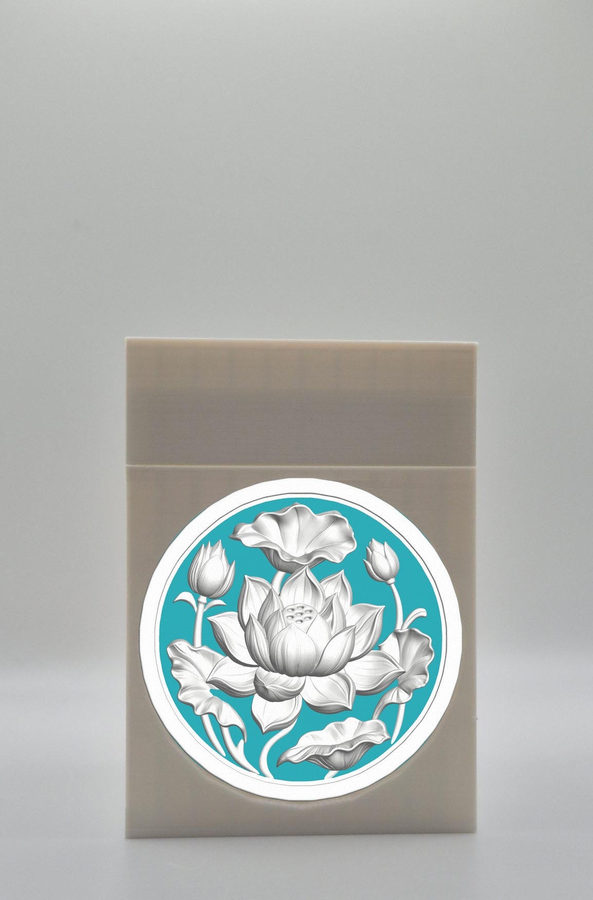 Lotus Card Box — White