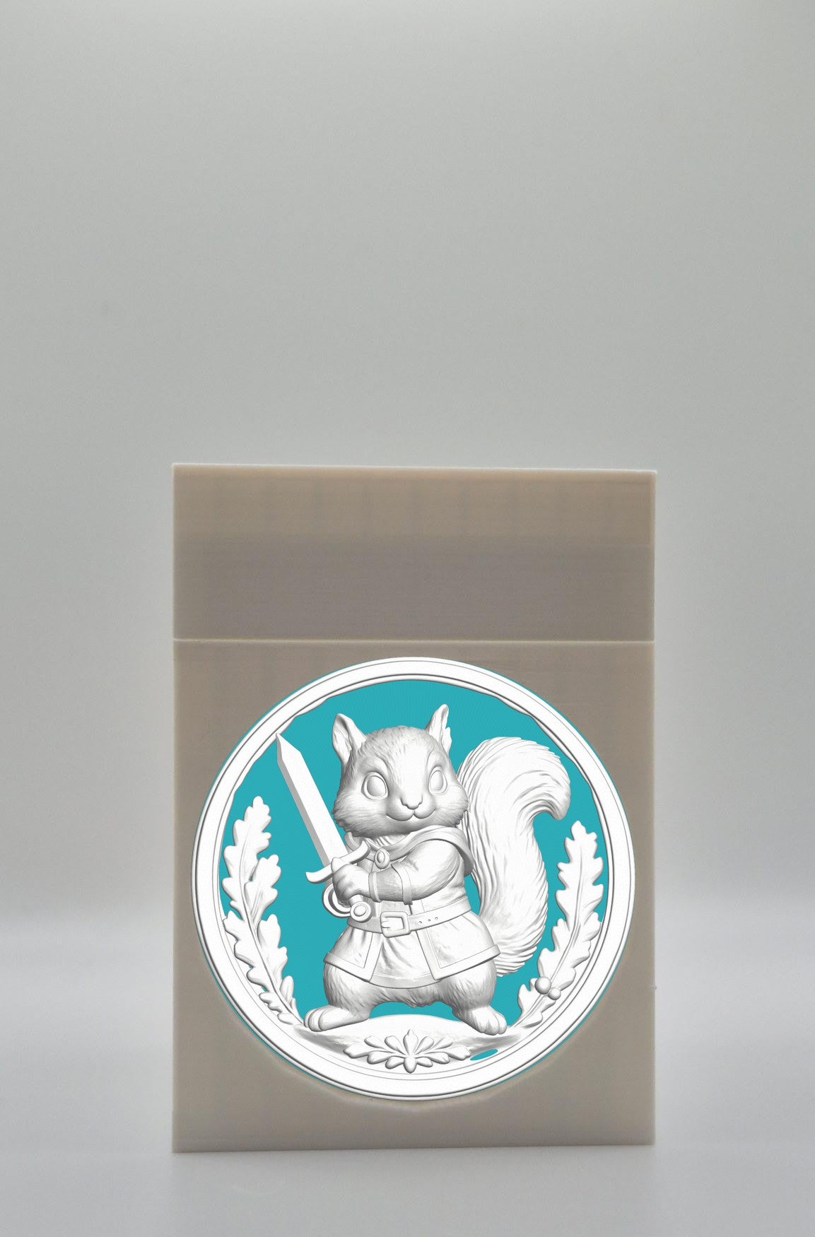 Squirrel Card Box — White