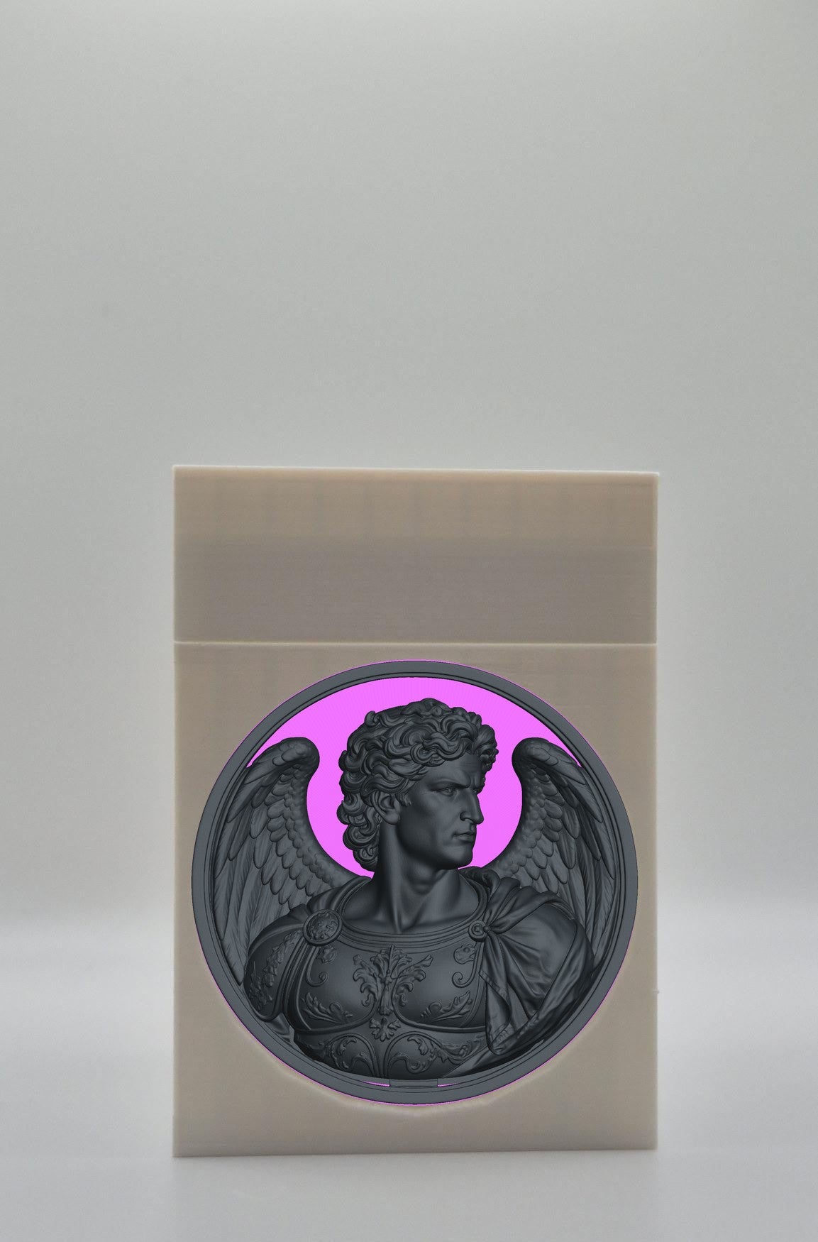 Angel Card Box — White