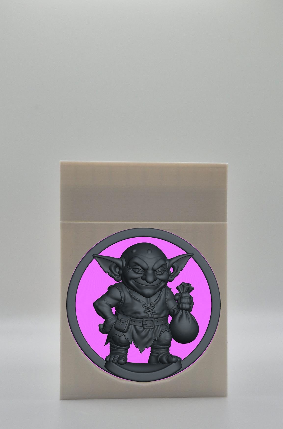 Greedy Goblin Card Box — White